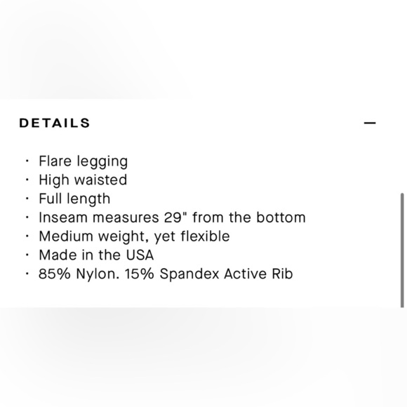 NWT $128 Year of Ours Ribbed Flare Legging in Caribou Size Small - Picture 11 of 12